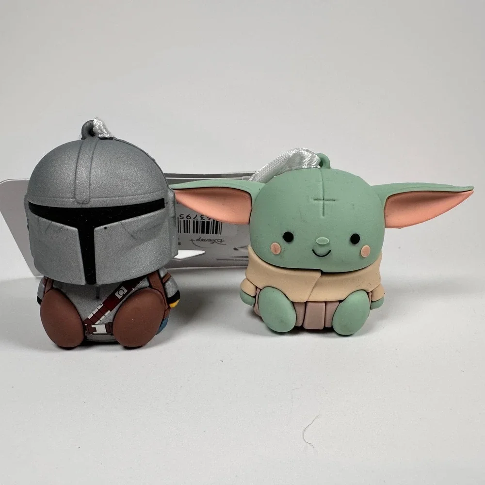 Star Wars Young Jedi Grogu Mandalorian Hallmark Christmas Ornaments Lotof 3 NEW‎